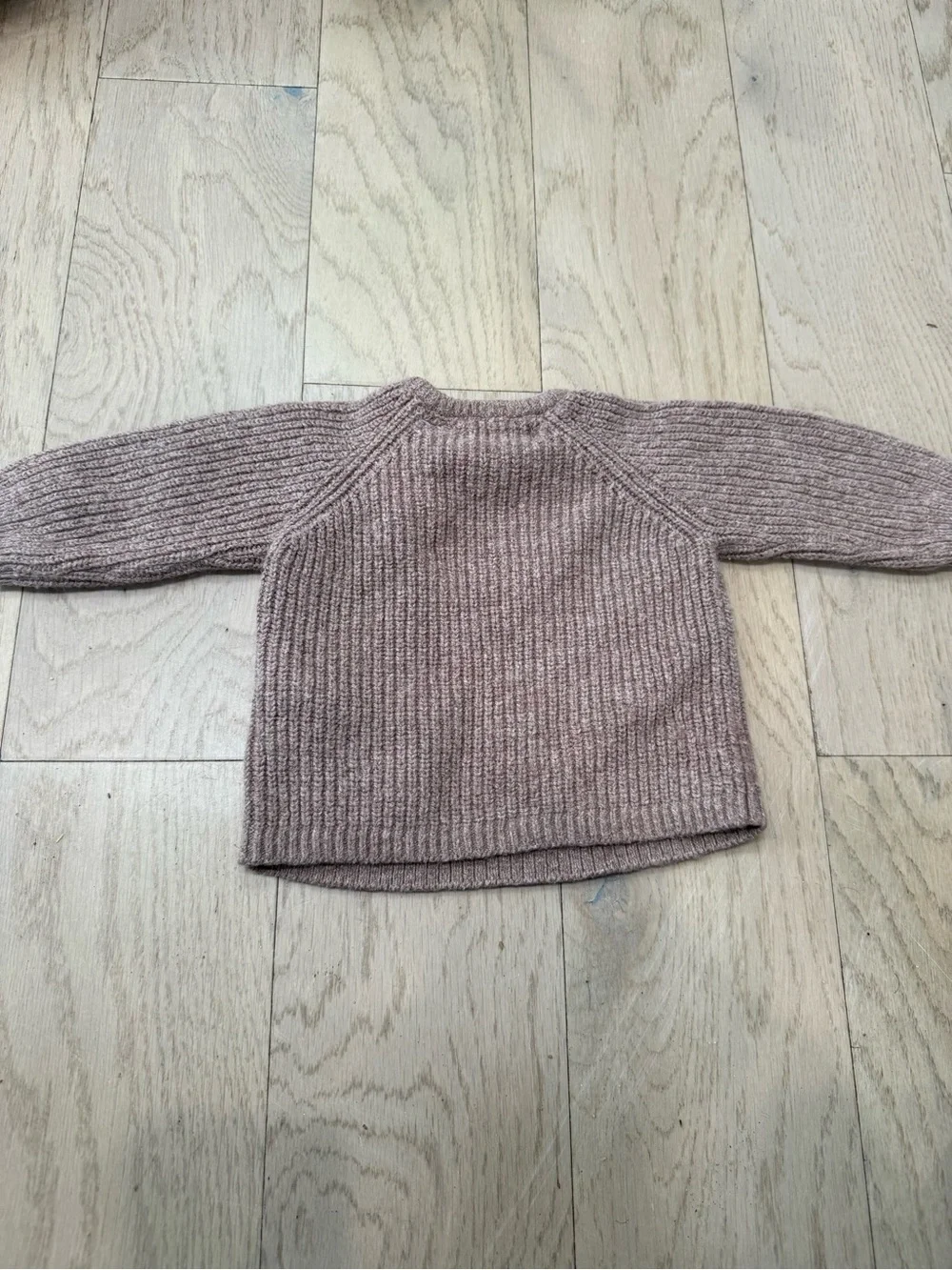 Zara Kids Three-Piece Cozy Sweater Set - Cream & Brown (2 sweaters, 1 pants)
